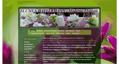 Desktop Screenshot of blumenhattermann.de