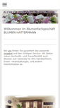 Mobile Screenshot of blumenhattermann.de